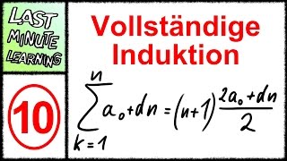 Vollständige Induktion  Aufgabe 10  Allgemeine Arithmetische Reihe [upl. by Brittain]