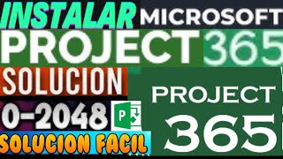 ✅COMO DESCARGAR e INSTALAR MICROSOFT PROJECT 365  ERROR 02048 SOLUCIÓN [upl. by Hugon704]