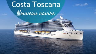 Présentation du nouveau Costa Toscana  Costa Croisières [upl. by Drusie]