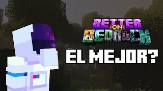 El mejor addon de Minecraft Bedrock  Better on Bedrock addon [upl. by Anitnoc]