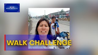 Magasawa kumasa sa Philippine loop walk challenge  MukhaNgBalita [upl. by Notsek]