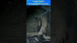 Large Extratropical Cyclone in the Northern Pacific [upl. by Panaggio639]