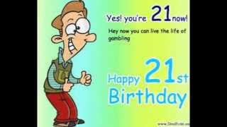 Happy birthday ecards for 21st Birthday [upl. by Allicserp554]