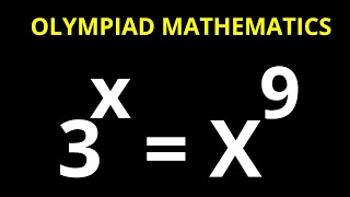 A Beautiful Math Olympiad Exponential Equation 3xX9 [upl. by Eisen]