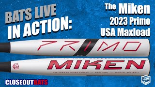 HITTING Miken Primo Maxload Slowpitch Bat USA MSA3PRML 2023 [upl. by Lauzon]