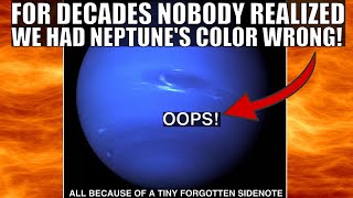 Oopsy We Were Wrong About Neptunes Color This Whole Time [upl. by Anilehs]