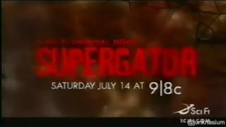 Supergator 2007 SyFy Promo [upl. by Latsyrhk]