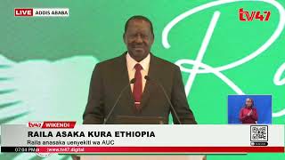 Raila asaka kura za uenyekiti wa AUC [upl. by Haldas]