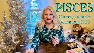 PISCES  CareerFinance Looks Exciting Big Changes December Tarot 2023 [upl. by Sugirdor]