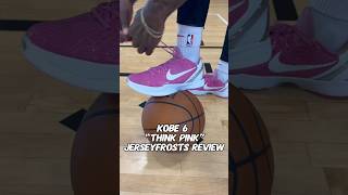 KOBE 6 THINK PINK REVIEWFROM JERSEYFROSTS [upl. by Nary]