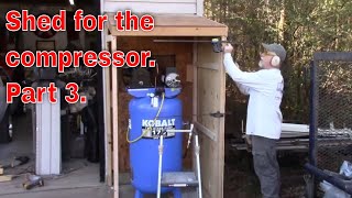 Air compressor install Part 3 Building a shed enclosure [upl. by Agnes]