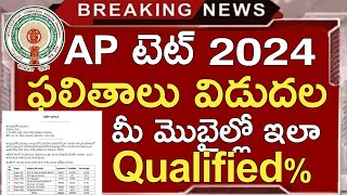 Ap Tet Results 2024 Full Details  Ap Tet Marks Memos Download 2024  Ap Tet Latest News Today [upl. by Shepp]