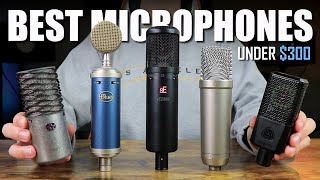 BEST MICROPHONES UNDER 300 2021  Rode NT1A Lewitt LCT 440 Pure Aston Origin amp Bluebird SL [upl. by Rainer18]