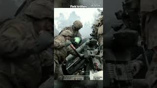 Field Artillery Howitzer Firing  US Army exercise [upl. by Zolner420]