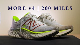 Best budget MAX CUSHION Running Shoe  NEW BALANCE More v4 REVIEW [upl. by Oecam250]