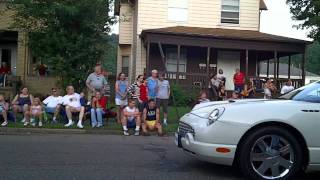 Wellsburg WV 4th Of July Parade amp Fireworks Finale 2011 JVCFM1 Camera [upl. by Enelyt]