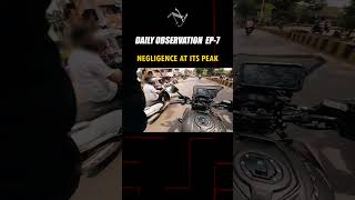 Negligence at its peak automobile motovlog dominar400 trafficproblems [upl. by Nylessej697]