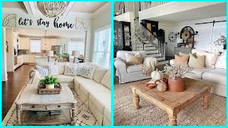 30 Fabulous Rustic Farmhouse Living Room Decor Ideas and Designs [upl. by Calley]