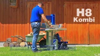 Binderberger Kurzholzspalter H8 Kombi  Short Wood Splitter Combi [upl. by Naginnarb]