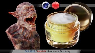 C4D 2025  Redshift  Procedural Texturing [upl. by Rezal510]