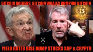 WTF BITCOIN HOLDERS BITCOIN WHALES DUMPING BITCOIN YIELD RATES RISE DUMPING STOCKS XRP amp CRYPTO [upl. by Jemmie295]