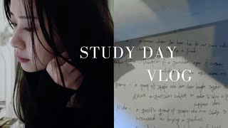 Study Day Vlog  How to spend a day efficiently [upl. by Heber]