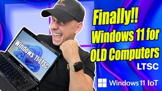 How to install Windows 11 LTSC Made for Old Computers [upl. by Donadee]