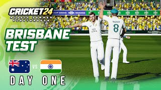 Australia v India  3rd Test  Day One Highlights  Cricket 24 Playthrough [upl. by Nivlad]