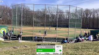 Cecil College vs Delaware Tech  NJCAA Baseball  21624 [upl. by Wincer920]