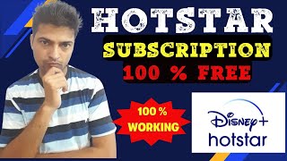 Hotstar Subscription Plan Free  Disney Hotstar Subscription Plans Free  Hotstar Subscription [upl. by Hsirahc825]