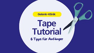 KinesioTape 6 Tipps für Anfänger [upl. by Elleuqar710]