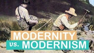 The Difference between Modernity amp Modernism  Art Terms  LittleArtTalks [upl. by Lleira867]