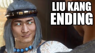 MORTAL KOMBAT 11 Aftermath  Fire God Liu Kang Ending [upl. by Nedda]