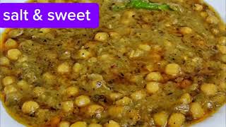 lahori channy ki mazedar recipe  easy and yummy trending viralvideo food SaltandSweet7246 [upl. by Esor]