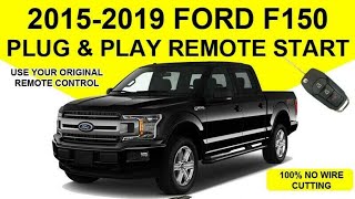 Ford 2015  2019 F150 F250 Plug and Play Remote Start Installation [upl. by Theron]