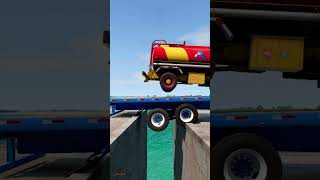 Truck vs Speedbumps  BeamNG Drive beamngdrive beamngdrivecrashes beamngcrashes beamng trucks [upl. by Taryne]