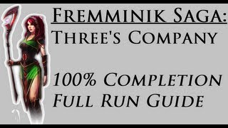 RSMini Fremmy Saga  Threes Company 100 Completion Guide [upl. by Evania]