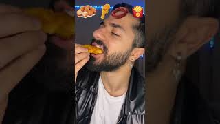 ASMR POPULER FOOD Patates Kızartması SucukTavuk Topları  MUKBANG [upl. by Lakym648]