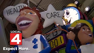 Blue Cross Blue Shield unveils new float for Americas Thanksgiving Parade [upl. by Ahsiena]