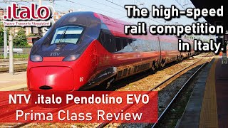 Italo EVO Prima Class Review  Italys HighSpeed Rail Competition [upl. by Dulcy]