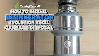 How to install the InSinkErator Evolution Excel 1 HP Garbage Disposal  Using Plumber’s Putty [upl. by Dlarej]