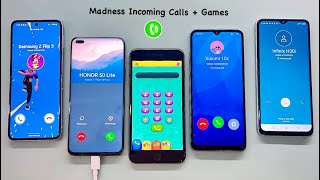 Madness Incoming Calls on Samsung Z Flip3 Honor 50 iPhone 8 XIAOMI 10C Infinix HoT 30i [upl. by Noam45]