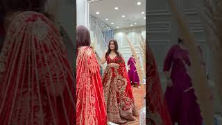 Beautiful Bridal lehenga❤️ wedding amankhuranalehenga bridal [upl. by Cadmarr936]