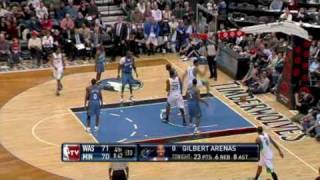 Ryan Hollins dunks on Andray Blatche [upl. by Aicrag]