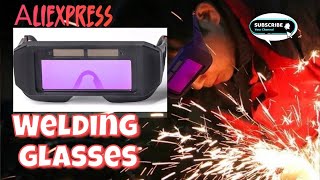 Helmet Auto Darkening Welding Goggles 7 AliExpress [upl. by Ramunni]