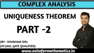 Complex Analysis Uniqueness Theorem  uniqueness theorem proof Bsc Complex Analysis  Part 2 [upl. by Olly]