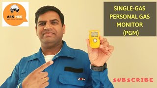 H2S gas monitor I व्यक्तिगत गैस मॉनीटर का उपयोग I Ask HSE [upl. by Schulein443]