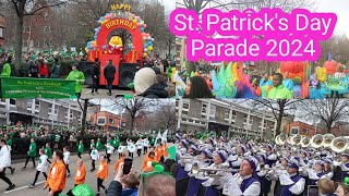 St Patricks Day Parade Dublin 2024  Ireland  Divyas Diaries [upl. by Teragramyram]