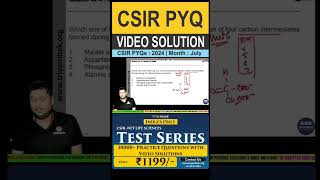 CSIRNET LIFE SCIENCES  PYQ 2024 July  VIDEO SOLUTION  previousyearquestions csirnet [upl. by Drabeck]