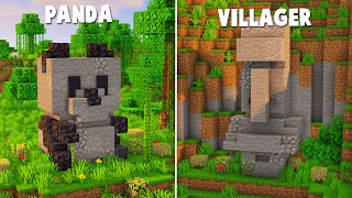 6 Simple Statue Designs in Minecraft [upl. by Quincey]